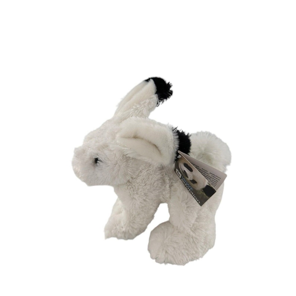 WWF Wild Republic White Bunny Plush‎ 8" Stuffed Animal Soft Toy Easter Adoption